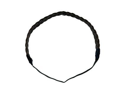 Elastická čelenka do vlasů černá 21521