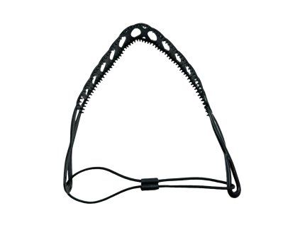 Elastická čelenka do vlasů černá 21640
