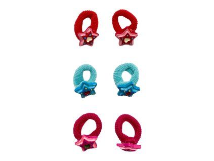 SET 6ks - Mini gumičky do vlasů 008