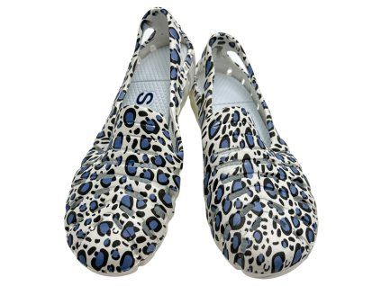 Dámské pantofle modré 0804-2