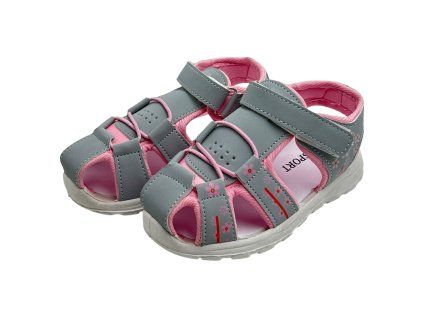 Dětské sandály šedé 1101