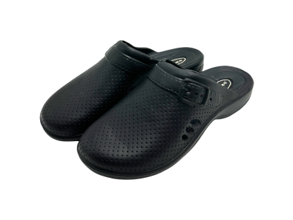 Pánské pantofle černé 0807