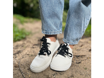 Dámské tenisky bílo-černé 2359-3