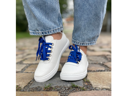 Dámské tenisky bílo-modré 2359-6
