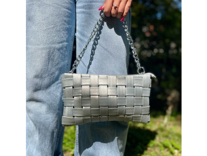 Kabelka stříbrná MC331