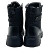 Dětské zimní kotníkové boty černé 9155B/C