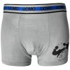 Pánské elastické boxer šortky šedé F0893