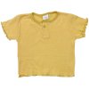 Dětské bavlněné tričko žluté 09