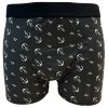 Pánské elastické boxer šortky černé Z086D