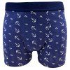 Pánské elastické boxer šortky modré Z086D
