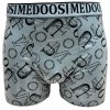 Pánské elastické boxer šortky šedé Z089D