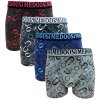 SET 4ks - Elastické boxer šortky Z089D
