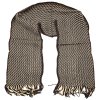 Akrylová šála hnědá 58-006