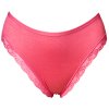 Dámské bambusové kalhotky tmavě růžové 6005