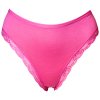 Dámské bambusové kalhotky růžové 6005
