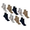 SET 9 Párů - Sportovní bavlněné ponožky CZ-308