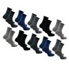 SET 10 Párů - Bavlněné ponožky B-8813
