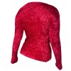 Dámský svetr červený 7136