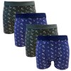 SET 4ks - Elastické boxer šortky Z086D-1