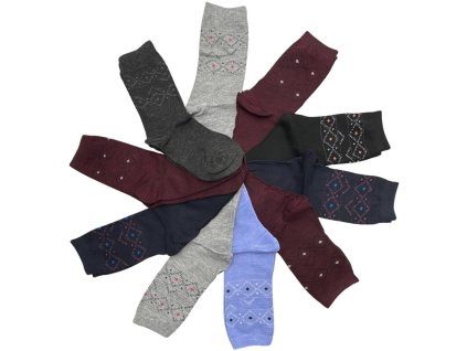 SET 10 párov - Bavlnené ponožky 2011