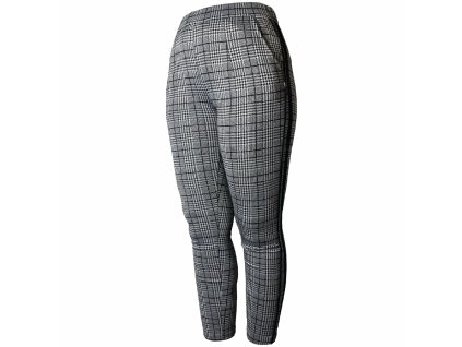 Dámske nohavice s károvaným vzorom YY9215-1.01