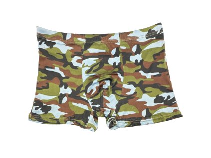 Pánske bambusové boxer šortky modré 5116