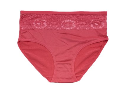 Dámske bambusové nohavičky tmavo ružové 1015