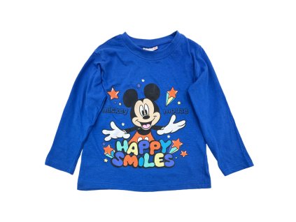 Detské bavlnené tričko MICKEY modré 213