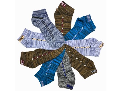 SET 9 Párov - Bavlnené ponožky SM576