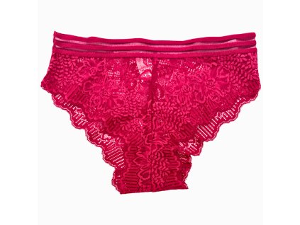 Dámske čipkované nohavičky červené F0323
