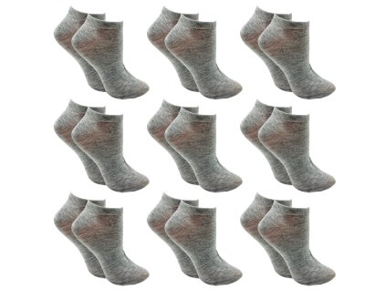 SET 9 Párov - Bavlnené ponožky H003