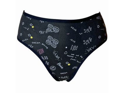 Dámske bambusové nohavičky čierne 6023