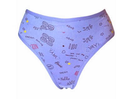 Dámske bambusové nohavičky fialové 6023