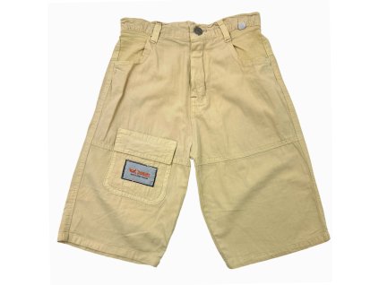 Detské bavlnené šortky bežové 07