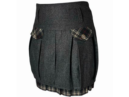 Dámska sukňa čierna 8268