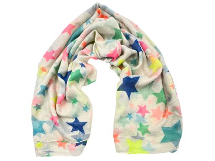 Bavlnená šatka biela B902