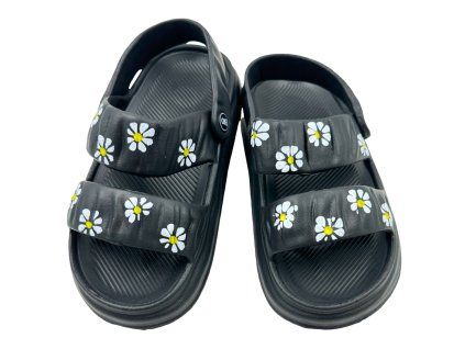 Dámske šľapky čierne 806