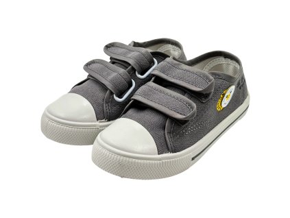 Detské tenisky sivé B302 (Veľkosť 24)