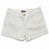 Dámske čipkované šortky biele 7210