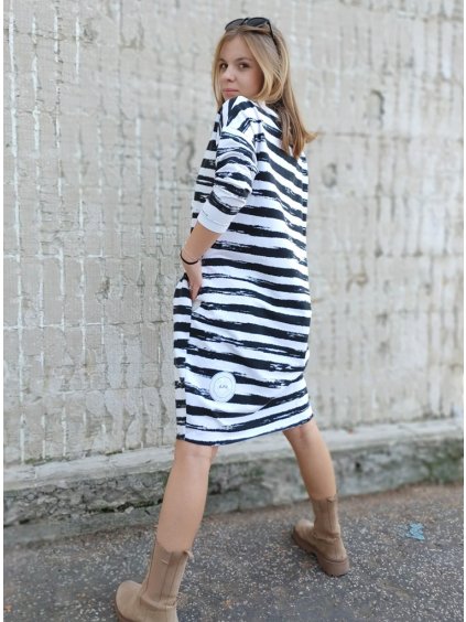 DASHA dámske teplákové  oversize šaty/tunika