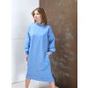 AYSHA Blue oversize mikinošaty s vreckami