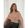 TALIA Peach zavinovací top do pása
