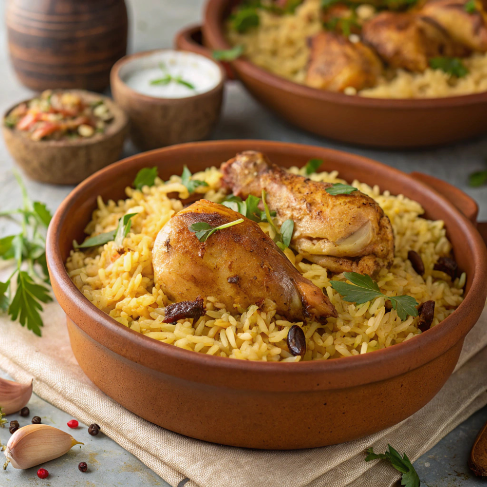 Perzský pilaf s kuracím mäsom