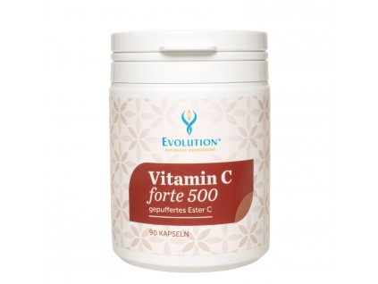 Vitamín C Forte 500 Pufrovaný (90 Rastlinných Kapsúl)
