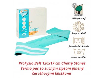 ProFysio Termo Pás 120x17 cm čerešňové kôstky