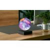 Levitujúca lampa s motívom Galaxie DELUXE - čierny podstavec