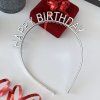 Čelenka Happy Birthday - strieborná