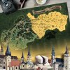 Stieracia mapa Slovenska DELUXE XL - zlatá
