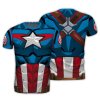 Marvel Avengers - tričko Kapitán Amerika - L