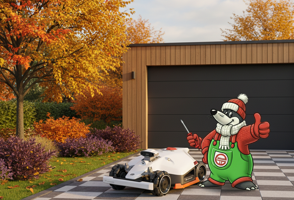 Zazimovanie robotickej kosačky Mammotion LUBA a YUKA